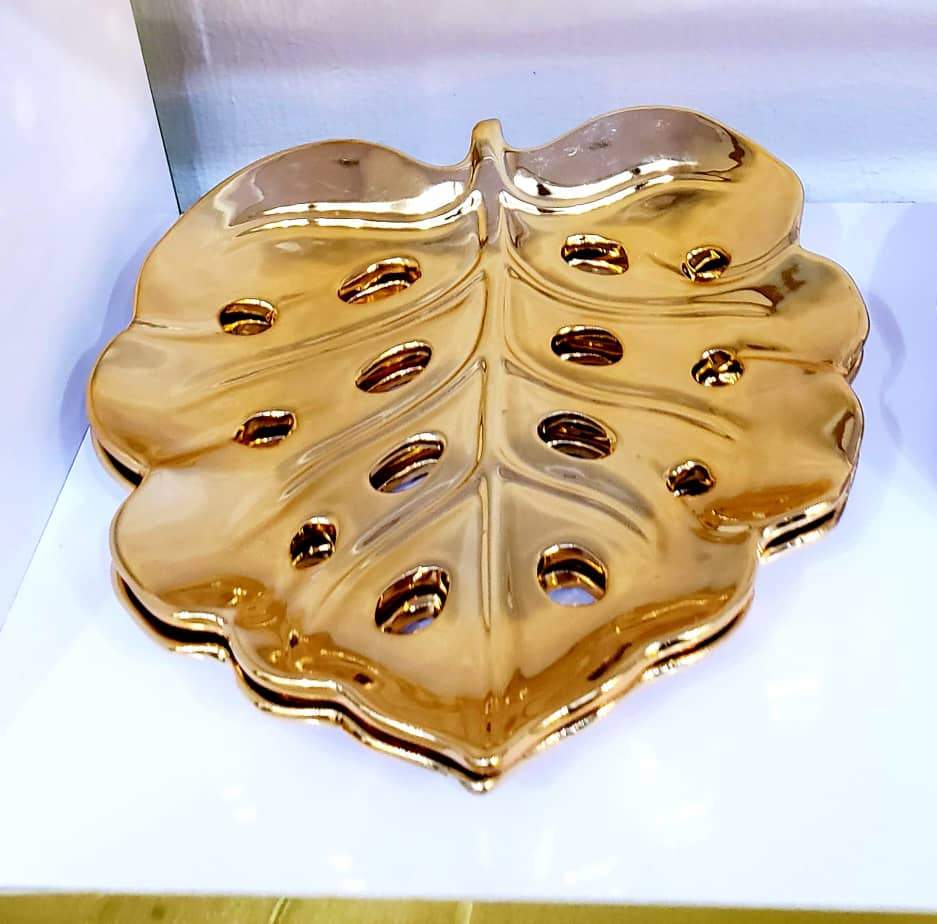 Gold Leaf Plate