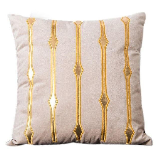 Gold Pattern on Blend Pillow