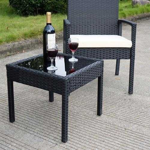 Goplus 3 PS Rattan Patio Furniture Set