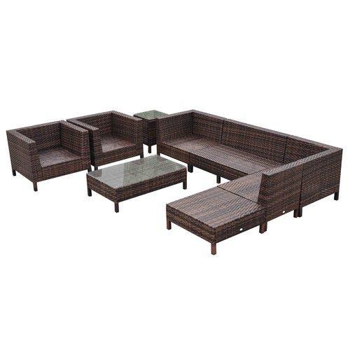 Greenwich 9 Piece Section Group Seating Group with Cushions