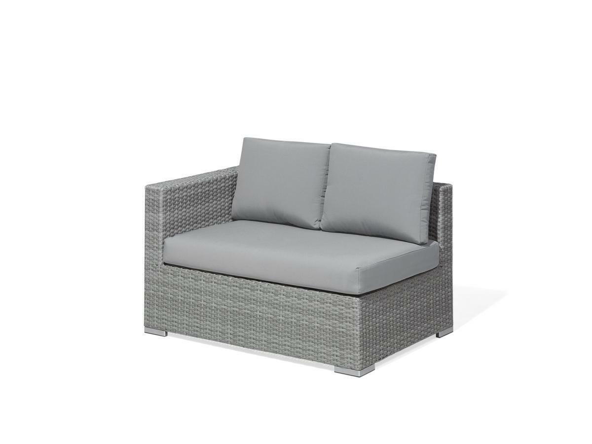 Grey Wicker Rattan Set 8 Seater