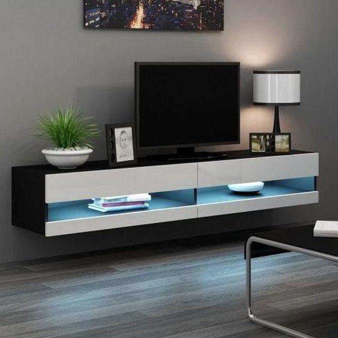 Haye Led Wall Tv Stand(C03s)-High Gloss Home Office Garden | HOG-HomeOfficeGarden | online marketplace