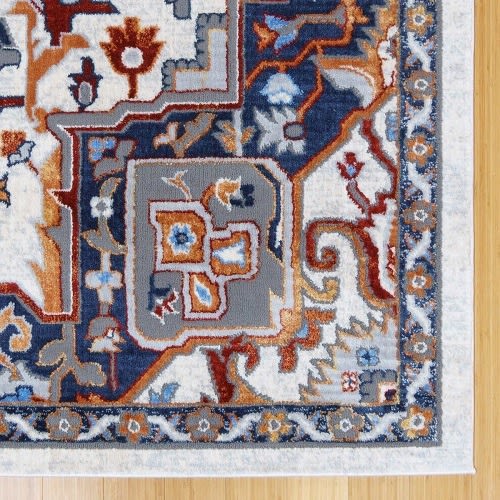 Henley Area Rug - Sempre Blue - 24" x 96" Runner