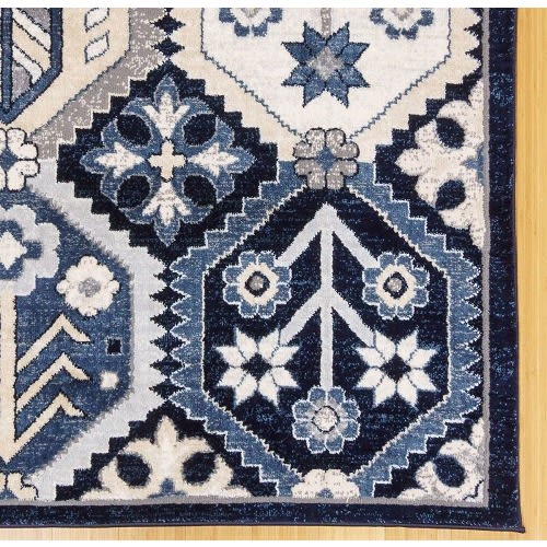 Henley Quincy Blue Indoor Runner Rug - 24" X 96"