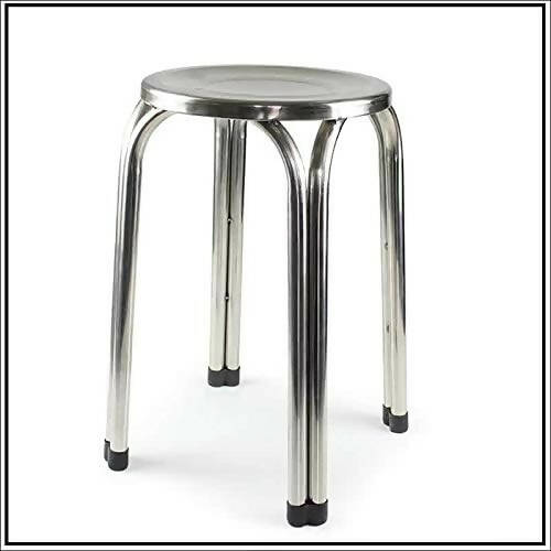 Stainless Steel Thickened Height Kitchen Stool