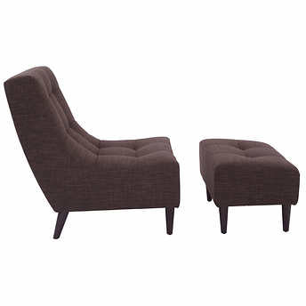 Costco Baskin Fabric Chair And Ottoman Home Office Garden | HOG-HomeOfficeGarden | online marketplace