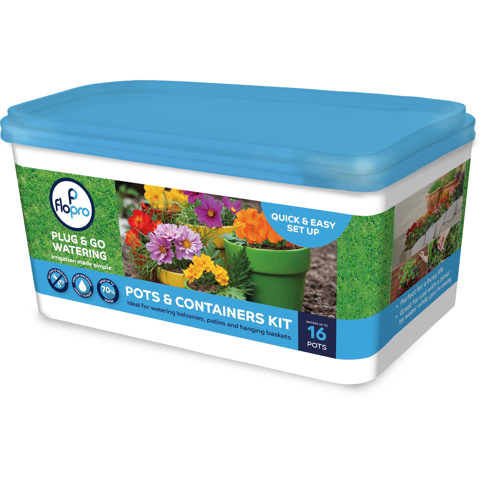 Flopro Pots & Container Watering Kit Home Office Garden | HOG-HomeOfficeGarden | online marketplace