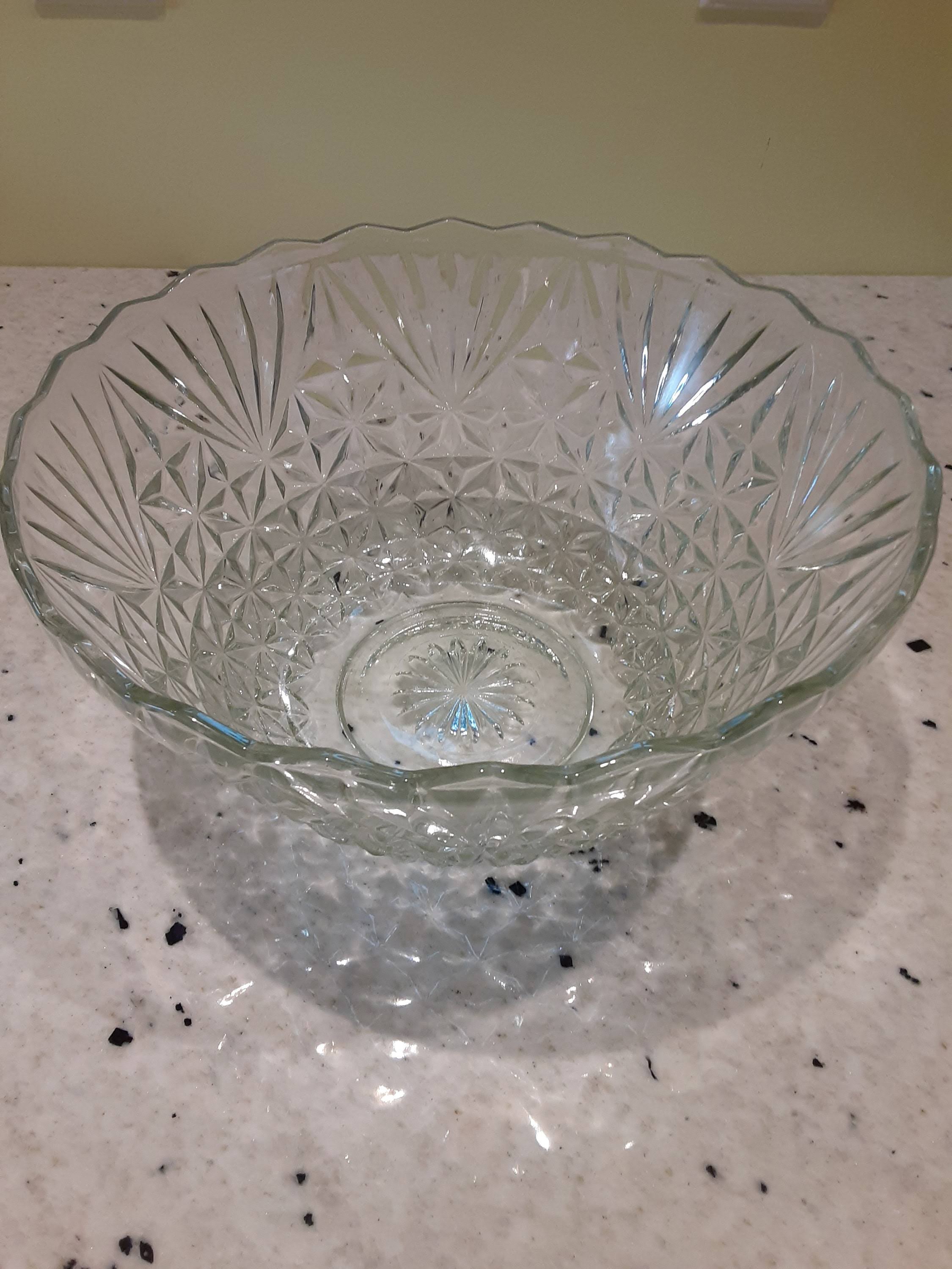 William Crystal Glass Punch Bowl HOG-Home Office Garden online marketplace
