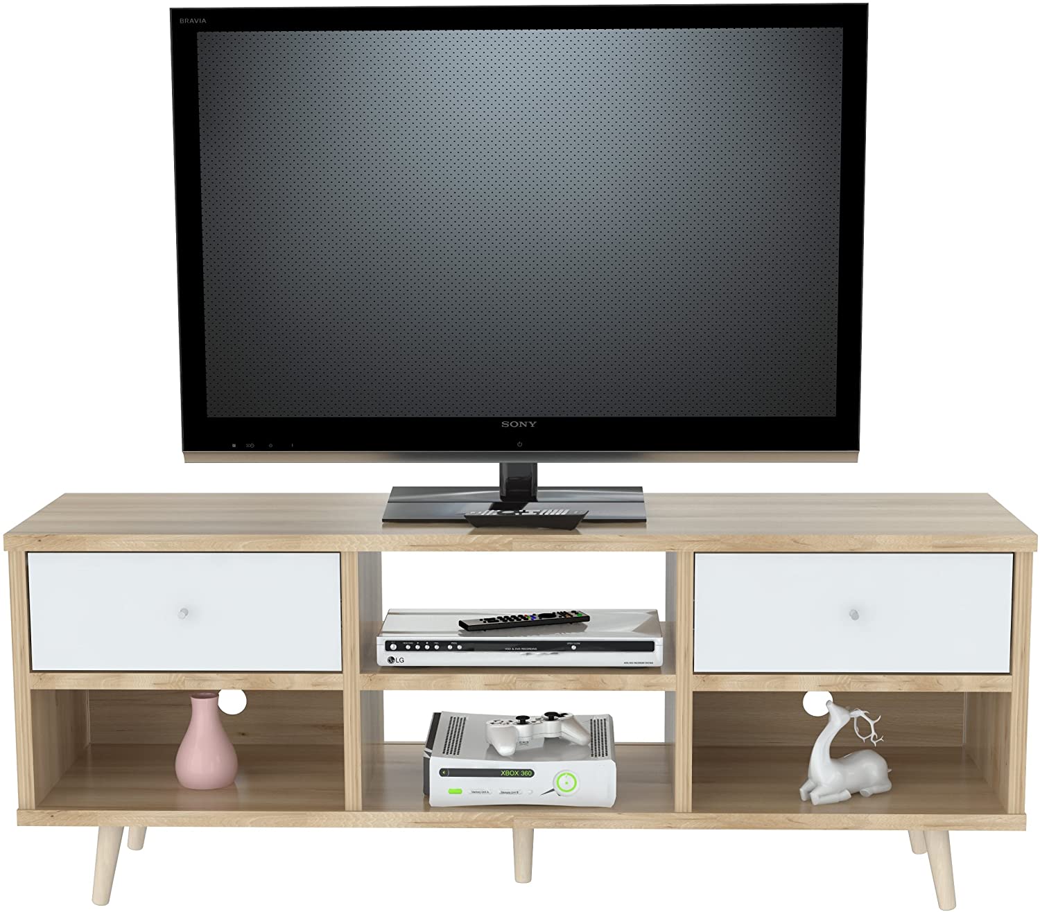 Inval Mid-Century Modern TV Console Home Office Garden | HOG-HomeOfficeGarden | online marketplace