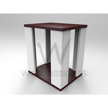 jella-series-side-table-white-and-red-brown-653248921620 HomeOfficeGarden Home Office Garden | HOG-HomeOfficeGarden | HOG