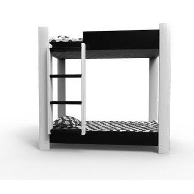 juniper-series-bunk-bed-black-and-white-without-mattress-30965999188  HomeOfficeGarden Home Office Garden | HOG-HomeOfficeGarden | HOG