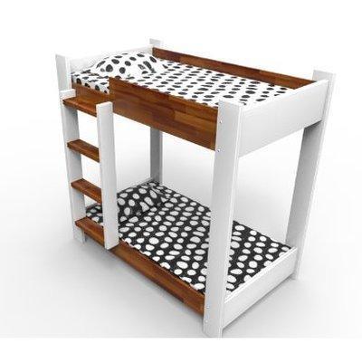 juniper-series-bunk-bed-teak-and-white-without-mattress-30966093524 HomeOfficeGarden Home Office Garden | HOG-HomeOfficeGarden | HOG