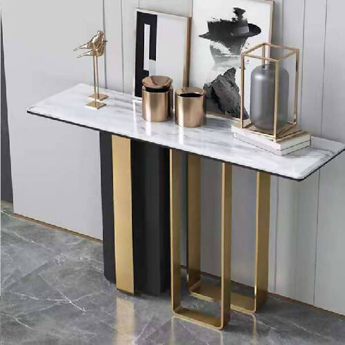 Modern Stainless Steel End Table