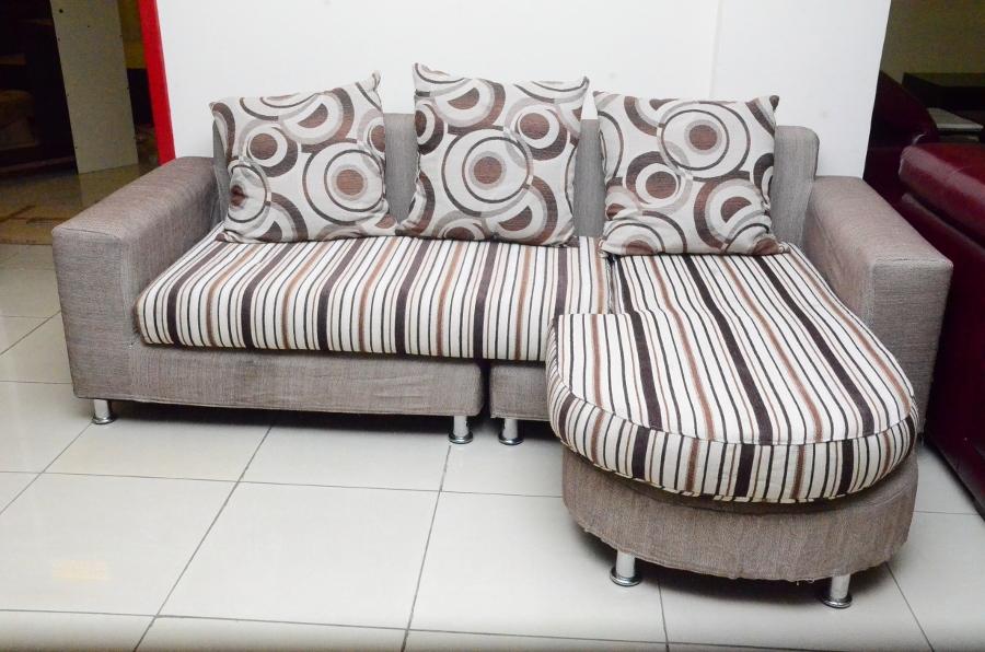 L Shape Fabric Sofa Set Home Office Garden | HOG-HomeOfficeGarden | HOG-Home.Office.Garden
