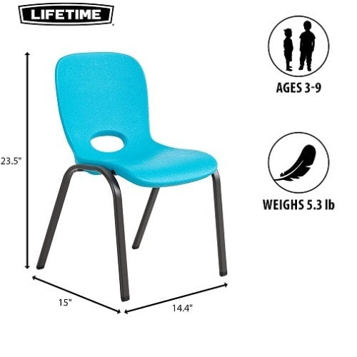 Lifetime Kids Table And Chair Set - Glacier Blue