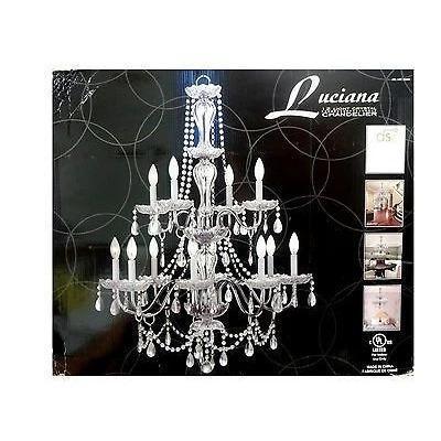 Luciano 12 Light Chandelier Chrome Finish