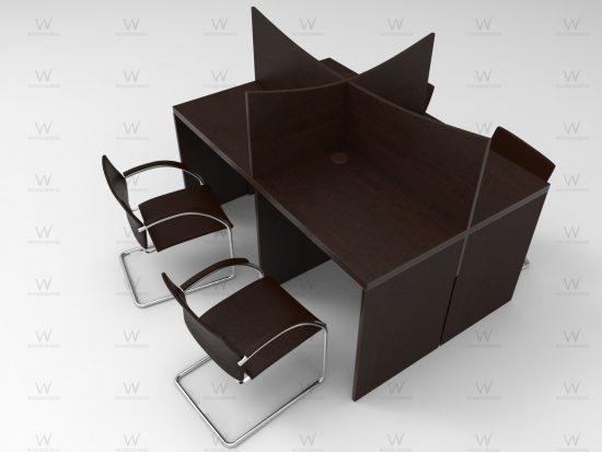 luna-series-4-seater-workstation-12141810450529 HomeOfficeGarden Home Office Garden | HOG-HomeOfficeGarden | HOG