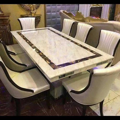 Marble Dining Table With 8 Chairs