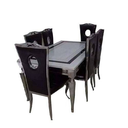 Marble Dining With 6 Chairs