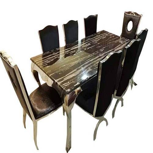Marble Top 8 Seater Dining Set