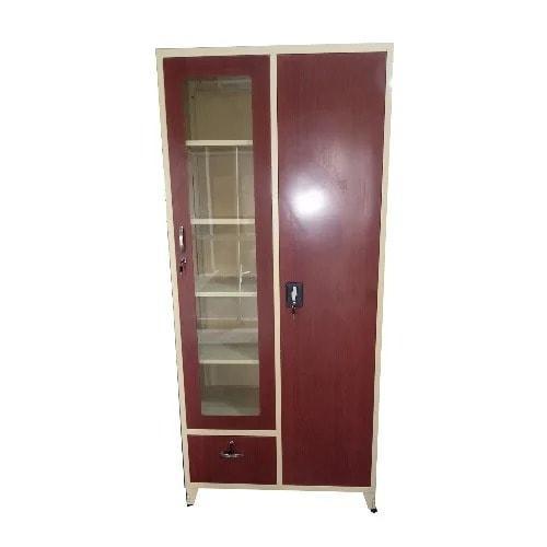 Metal Cabinet with Glass & Metal Door + Hanger Home Office Garden | HOG-HomeOfficeGarden | online marketplace