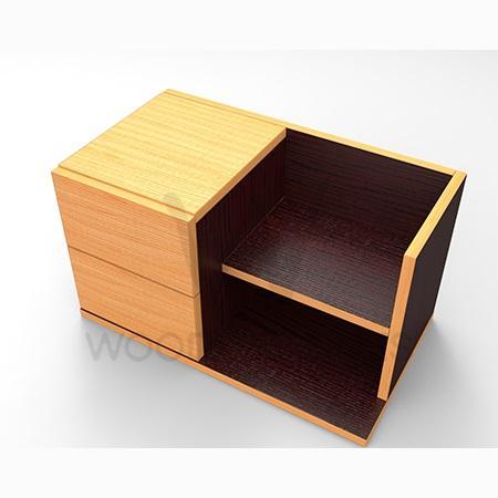 mianne-bed-side-table-golden-brown-dark-brown-14374737182817 HomeOfficeGarden Home Office Garden | HOG-HomeOfficeGarden | HOG 