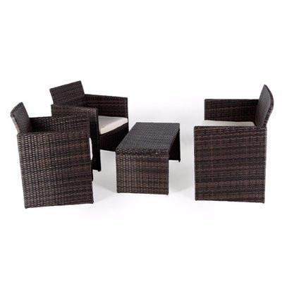 Moncafa Rattan Lounge Set