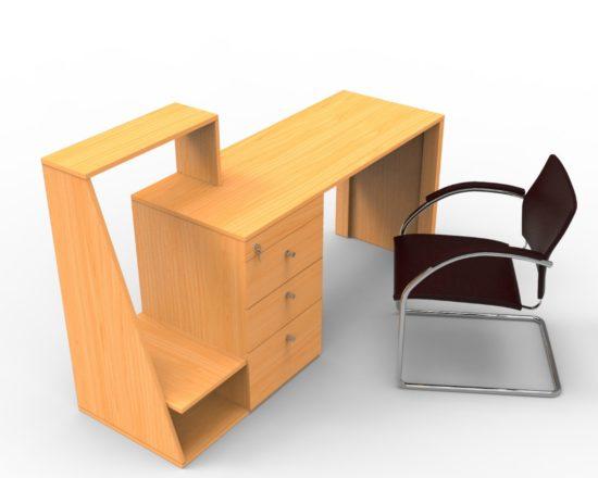 Monet series office table (Golden-brown-16424691302497 HomeOfficeGarden Home Office Garden | HOG-HomeOfficeGarden | HOG