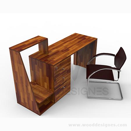 Monet series office table (Teak)-16424701984865  HomeOfficeGarden Home Office Garden | HOG-HomeOfficeGarden | HOG