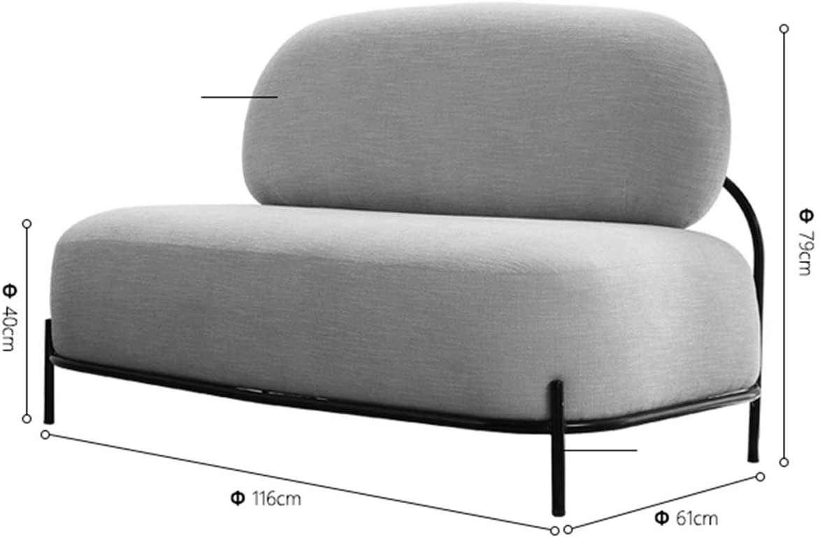 Nordic 2 Seater Sofa Couch Home Office Garden | HOG-HomeOfficeGarden | online marketplace