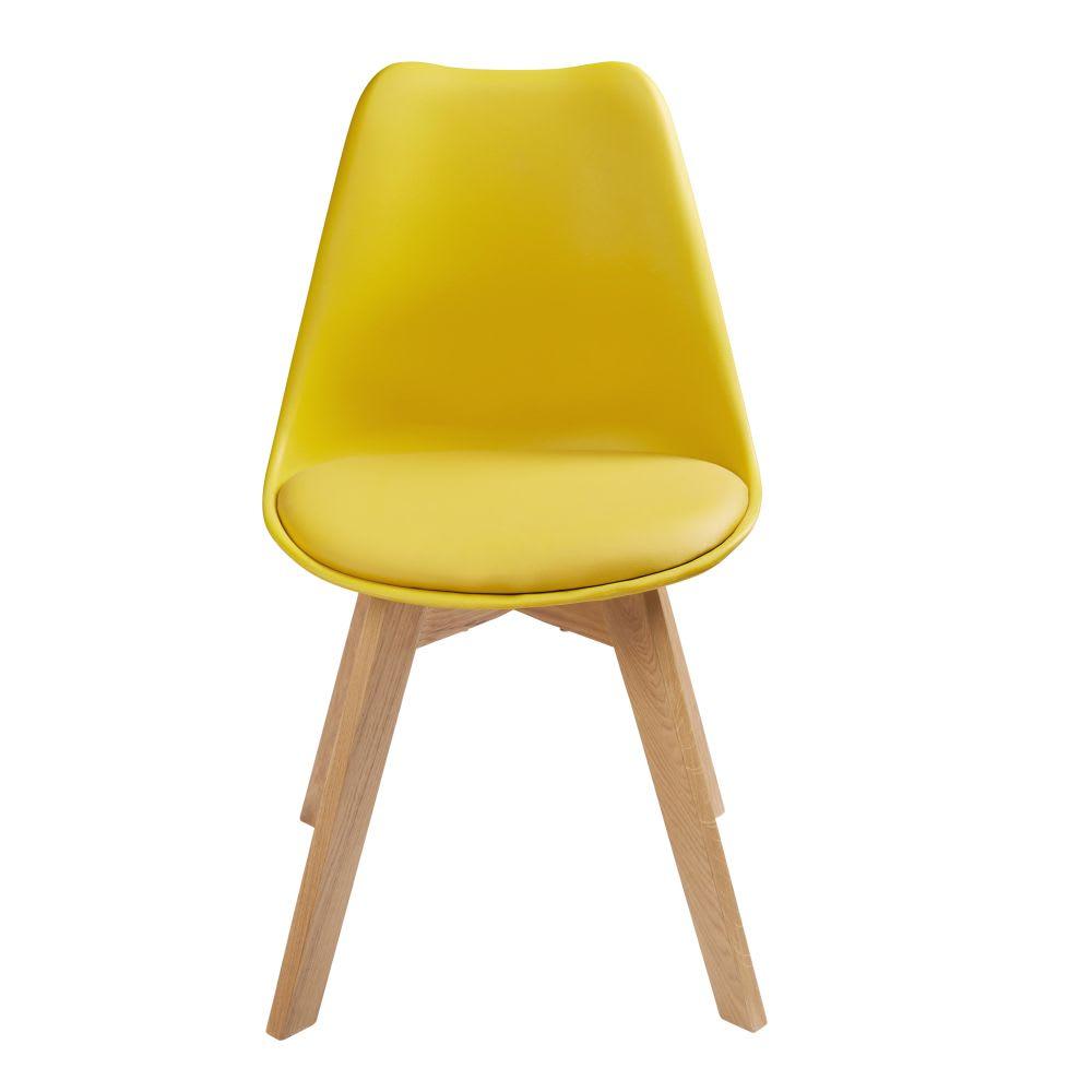 Nordic Dining Chair With Wood Legs