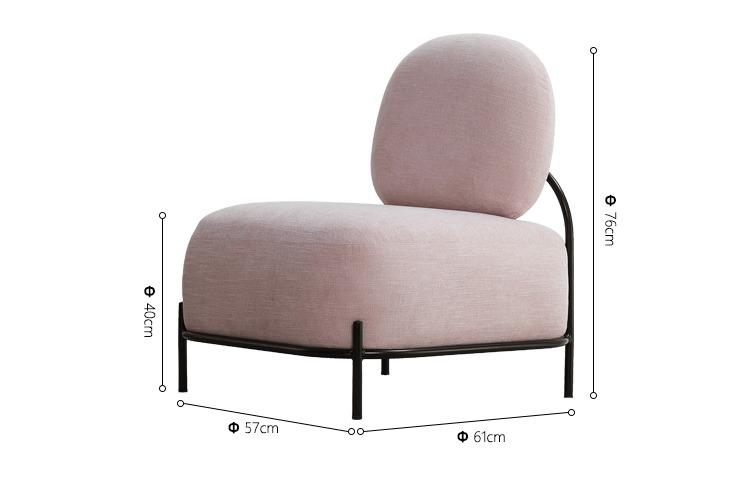 Nordic Single Seater Sofa Couch Home Office Garden | HOG-HomeOfficeGarden | online marketplace