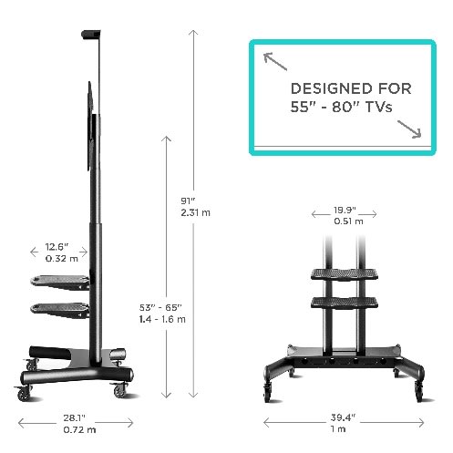 Onkron Mobile TV Stand