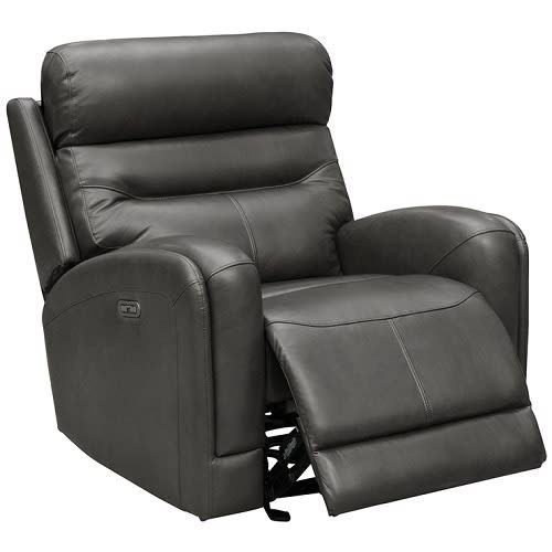 Pulaski Oklahoma Leather Power Glider Recliner