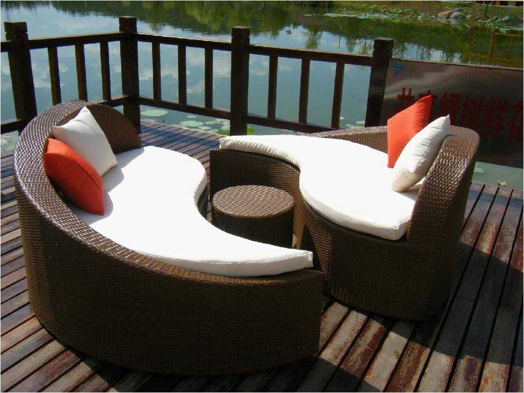 Saitin Sofa Na Waje Rattan 