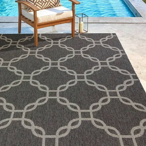 Rug From Studio By Brown Jordan, Links Pewter, 7ft 10in * 10ft HOG-Home Office Garden online marketplace.