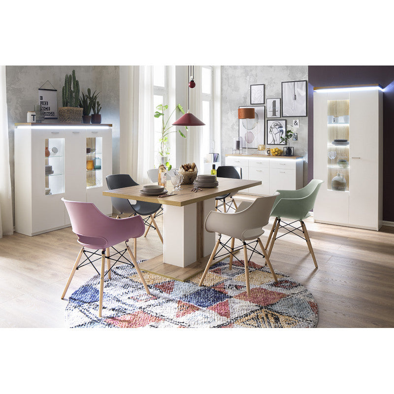 Rock Modern Dining Chair with Wooden Legs | HOG - Home. Office. Garden online marketplace