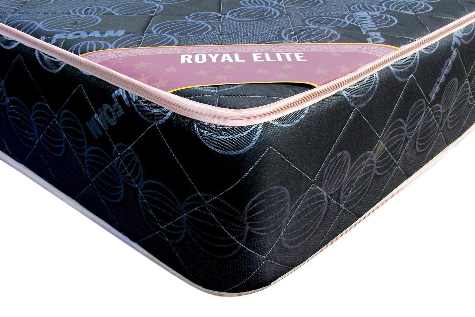Royal Elite Semi Orthopedic - Jacquard - Fully Quilted with Top layer 190X135X25CM(6ft x 4'5ft x 10inches)(Lagos Only)