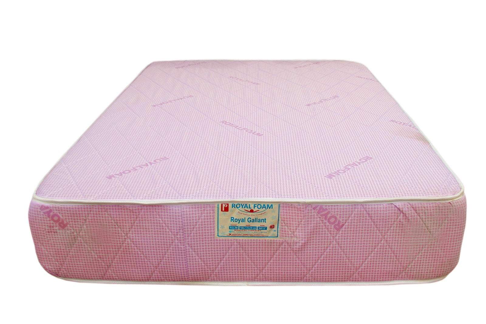 Royal Gallant Plus JACQUARD fabric-Fully Quilted Mattress 190 X 135 X 20 CM(6ft x 4.5ft x 8inches) Single(Lagos Only)