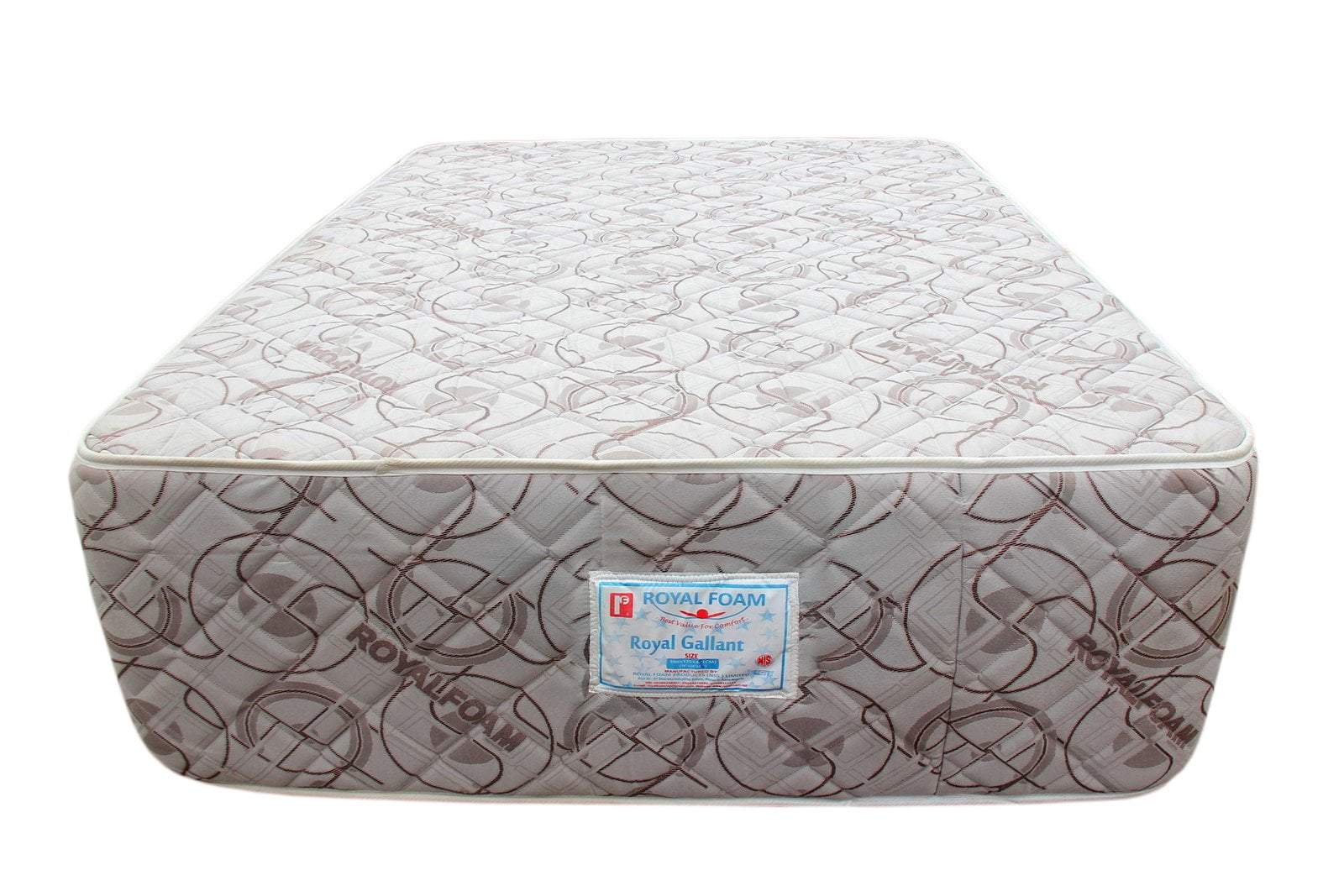 Royal Gallant Plus JACQUARD fabric-Fully Quilted Mattress 190 X 135 X 20 CM(6ft x 4.5ft x 8inches) Single(Lagos Only)