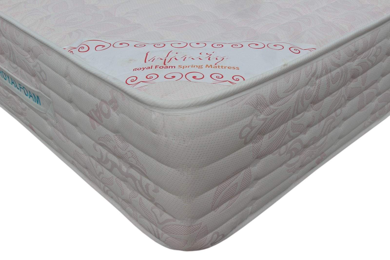 Royal Infinity Spring JACQUARD-Supersoft -Fully Quilted Mattress [72 x 80 x 12"] [6ft x 6.5ft x 12inches](Lagos Only)
