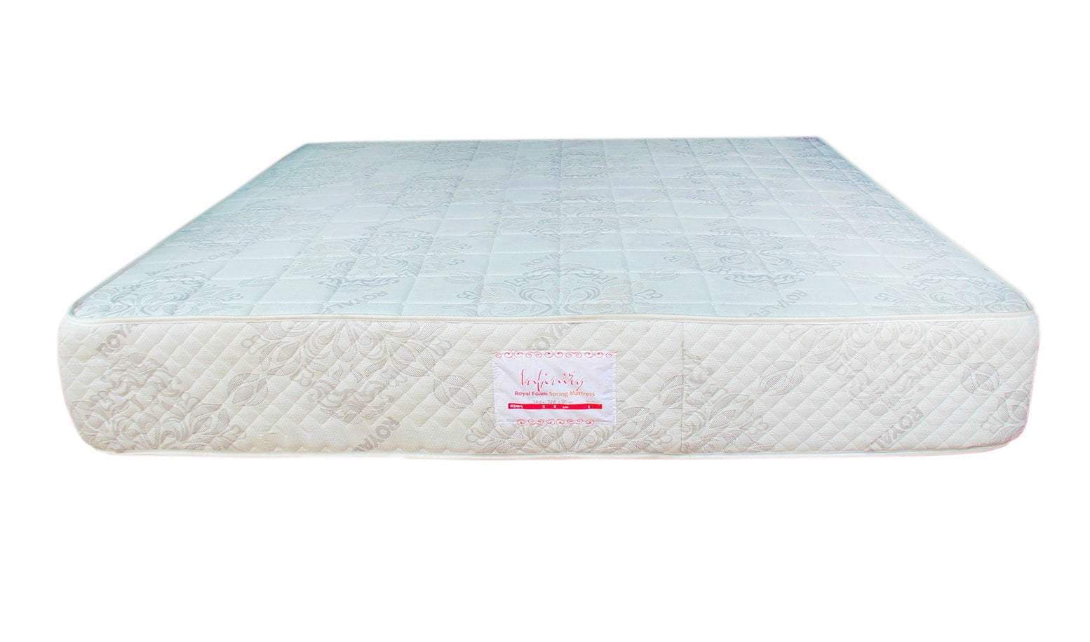 Royal Infinity Spring JACQUARD-Supersoft -Fully Quilted Mattress [75 x 84 x 12"] [6ft x 7ft x 12inches](Lagos Only)