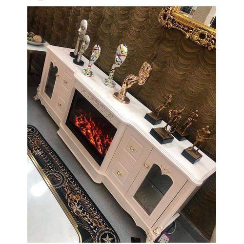 Royal TV Stand With Fire Display