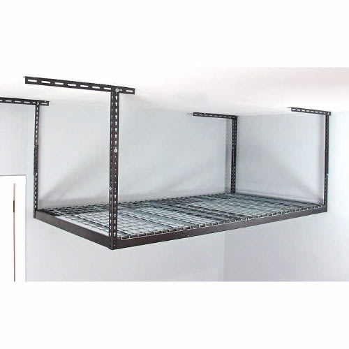 Saferacks 18". X 33". Overhead Garage Storage Rack And Accessories Kit