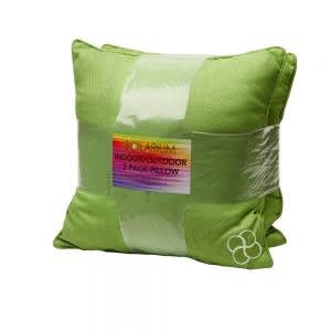 Solarium 2 Pack Pillow - 20 In X 20 In Green