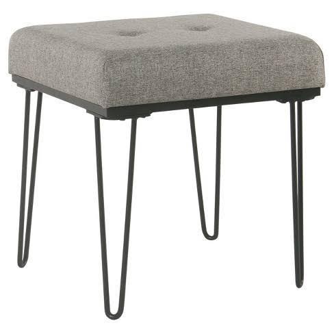 Square Pouffe with Hairpin Base Home Office Garden | HOG-HomeOfficeGarden | online marketplace