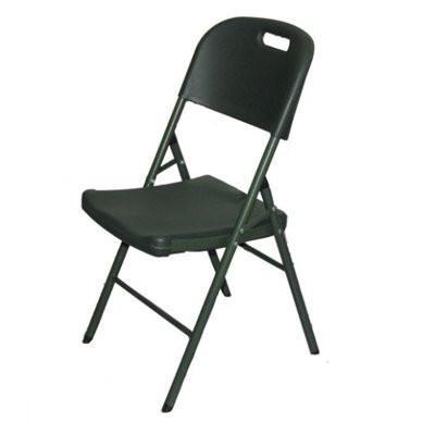Stoelen Plastic Folding Chair - Black