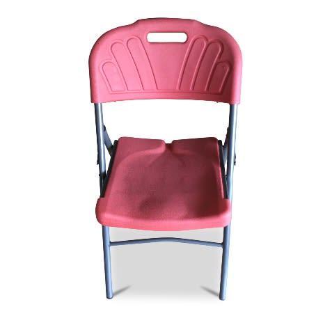 Stoelen Plastic Folding Chair - Red