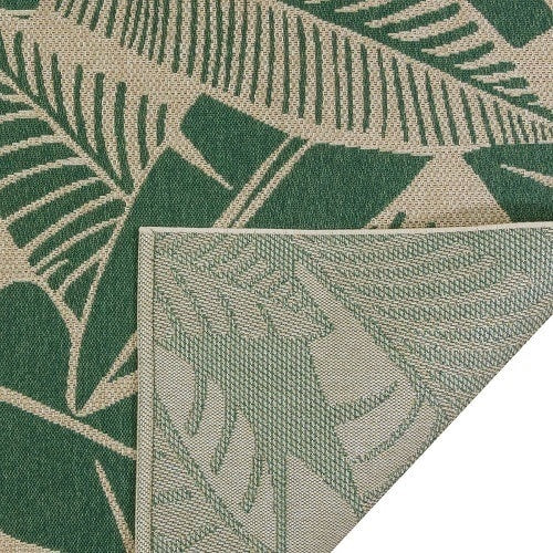 Studio By Brown Jordan, Hermosa Green Rug 5 Ft. 3 In. X 7 Ft. 5 In