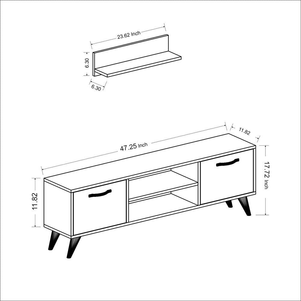 Tv Unite Brown Home Office Garden | HOG-HomeOfficeGarden | online marketplace